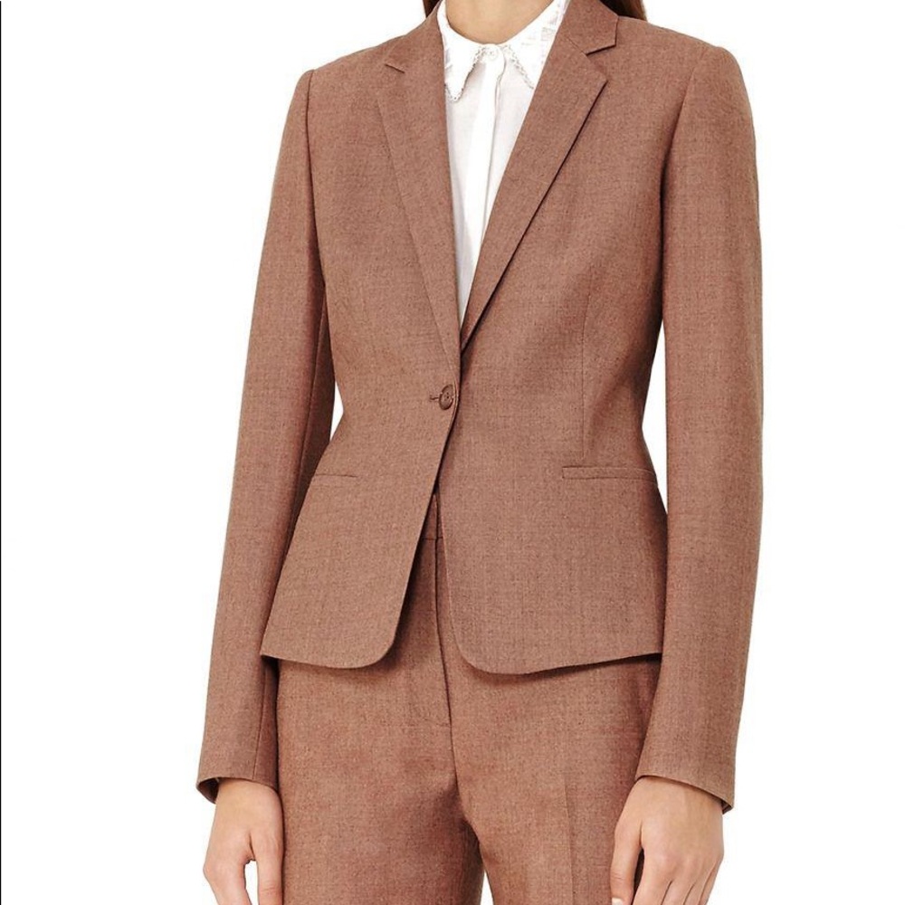 Reiss pink/brown blazer